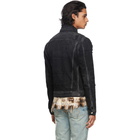 Amiri Black Denim Shotgun Trucker Jacket