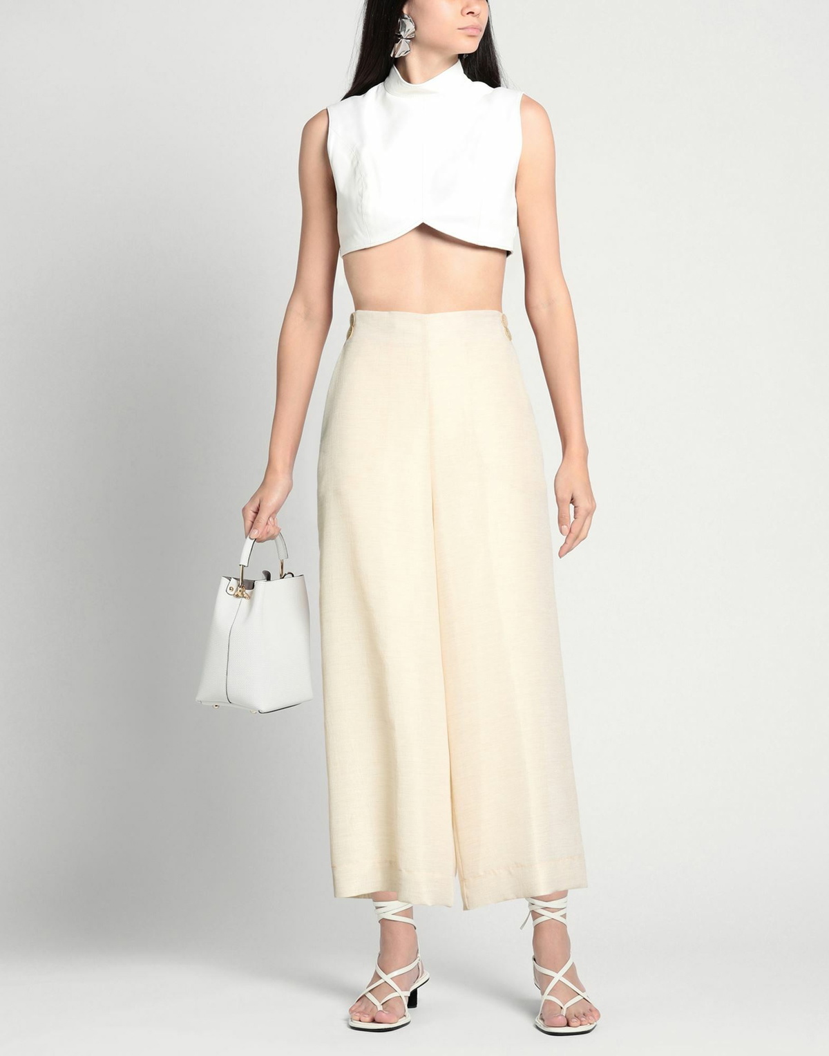 Alessia Santi Womens Pants in Beige