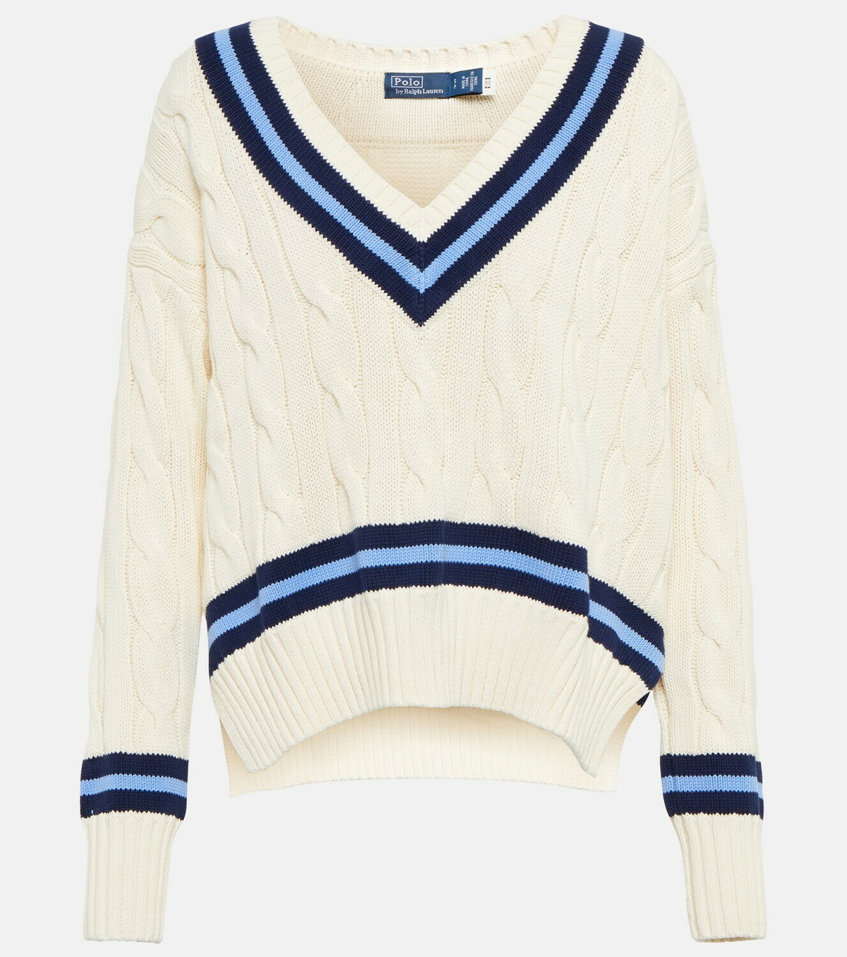 Polo Ralph Lauren - Cable-knit cotton sweater Polo Ralph Lauren