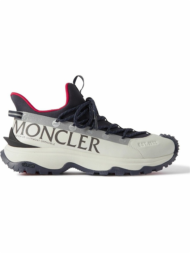 Photo: Moncler - Trailgrip Lite2 Logo-Print Ripstop and Rubber Sneakers - White