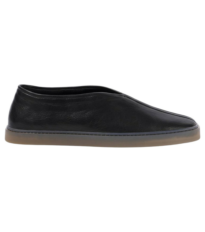 Photo: Lemaire Linoleum leather slip-on sneakers