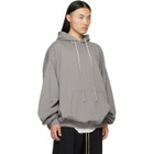 Rick Owens Gray Tower Hun Hoodie