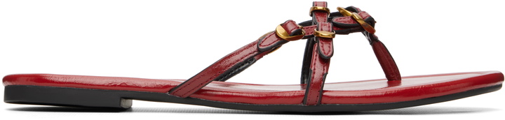 Photo: Marc Jacobs Red 'The Leather Kiki' Sandals