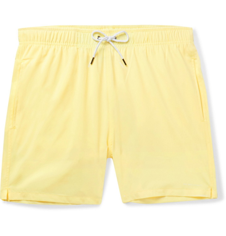 Photo: NN07 - Jules Slim-Fit Mid-Length Swim Shorts - Yellow