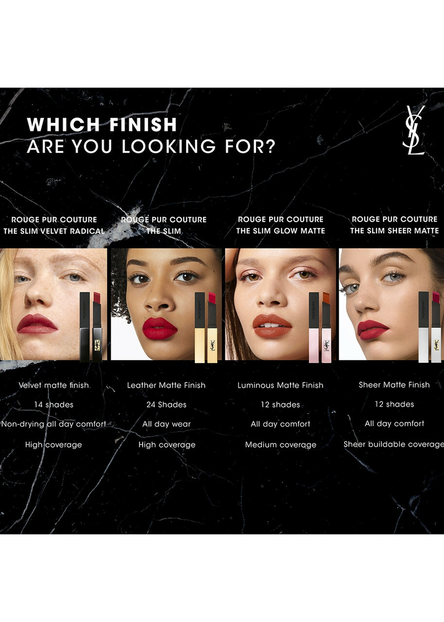 Yves Saint Laurent Rouge Pur Couture The Slim Velvet Radical Lipstick - 28 True Chili