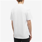 Maison Kitsuné Men's Handwriting Comfort Polo Shirt in White/Black