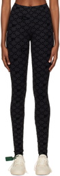 Off-White Black Monogram Leggings