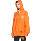 Heron Preston Orange DSNY Edition Uniform Hoodie