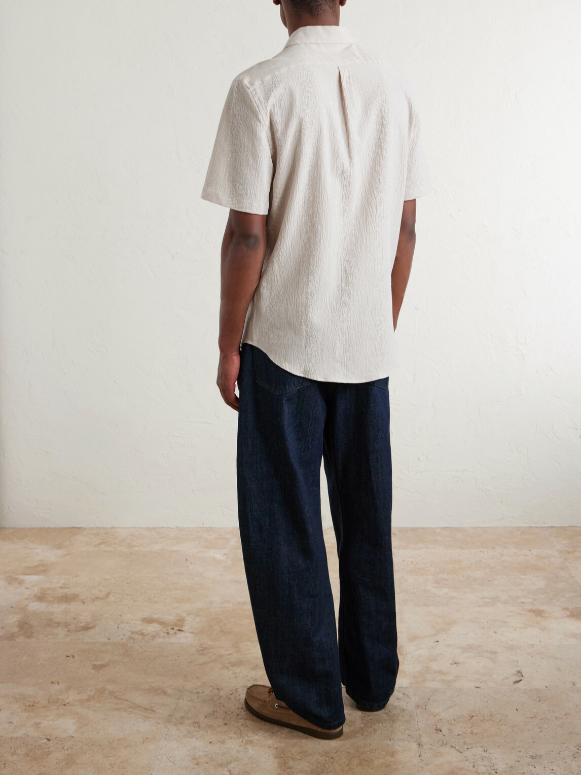 Portuguese Flannel - Theme Textured Cotton-Blend Shirt - Neutrals