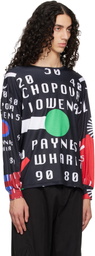Chopova Lowena Black CL Speedometer Oversized Jersey T-shirt