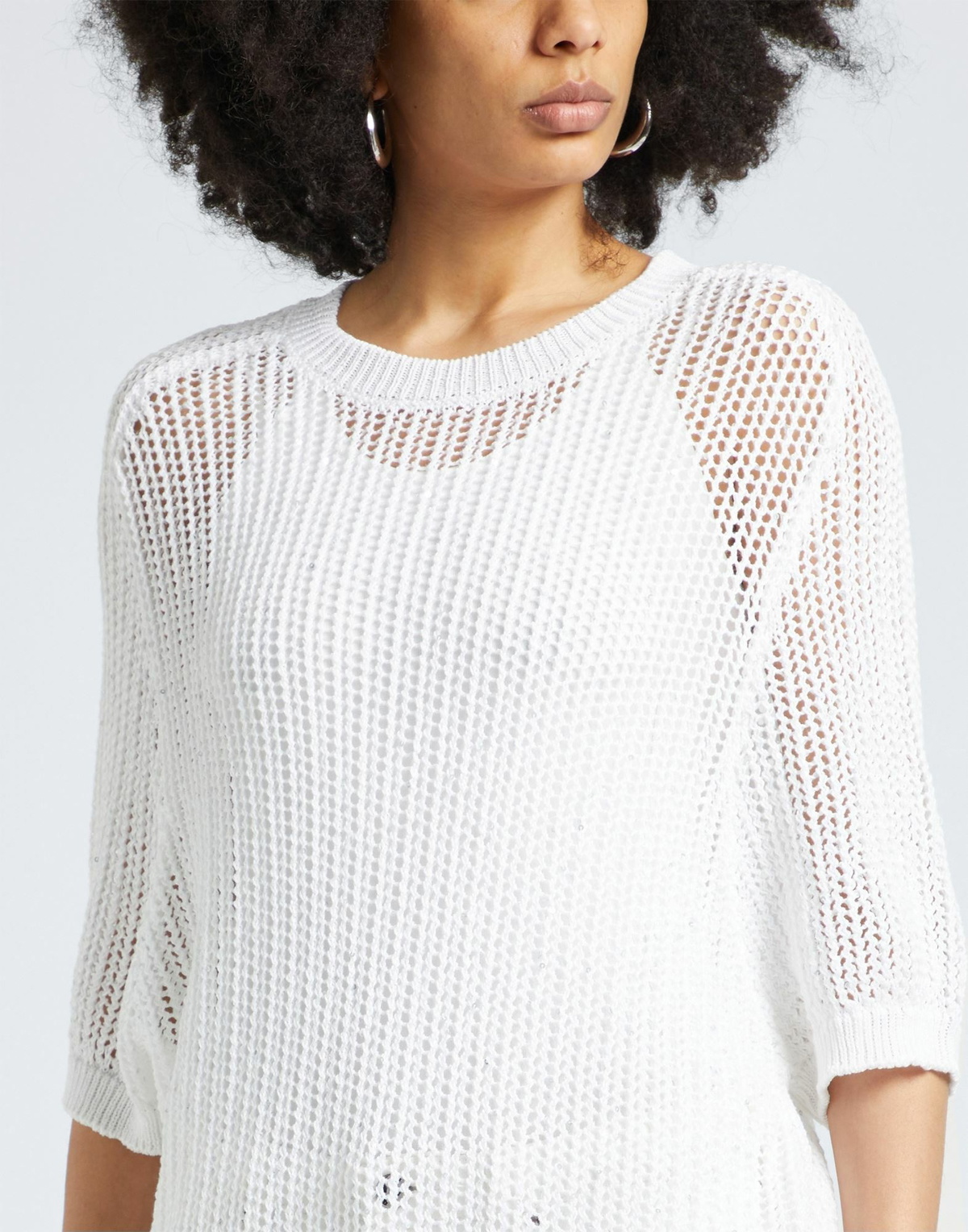Peserico Womens Sweater in White