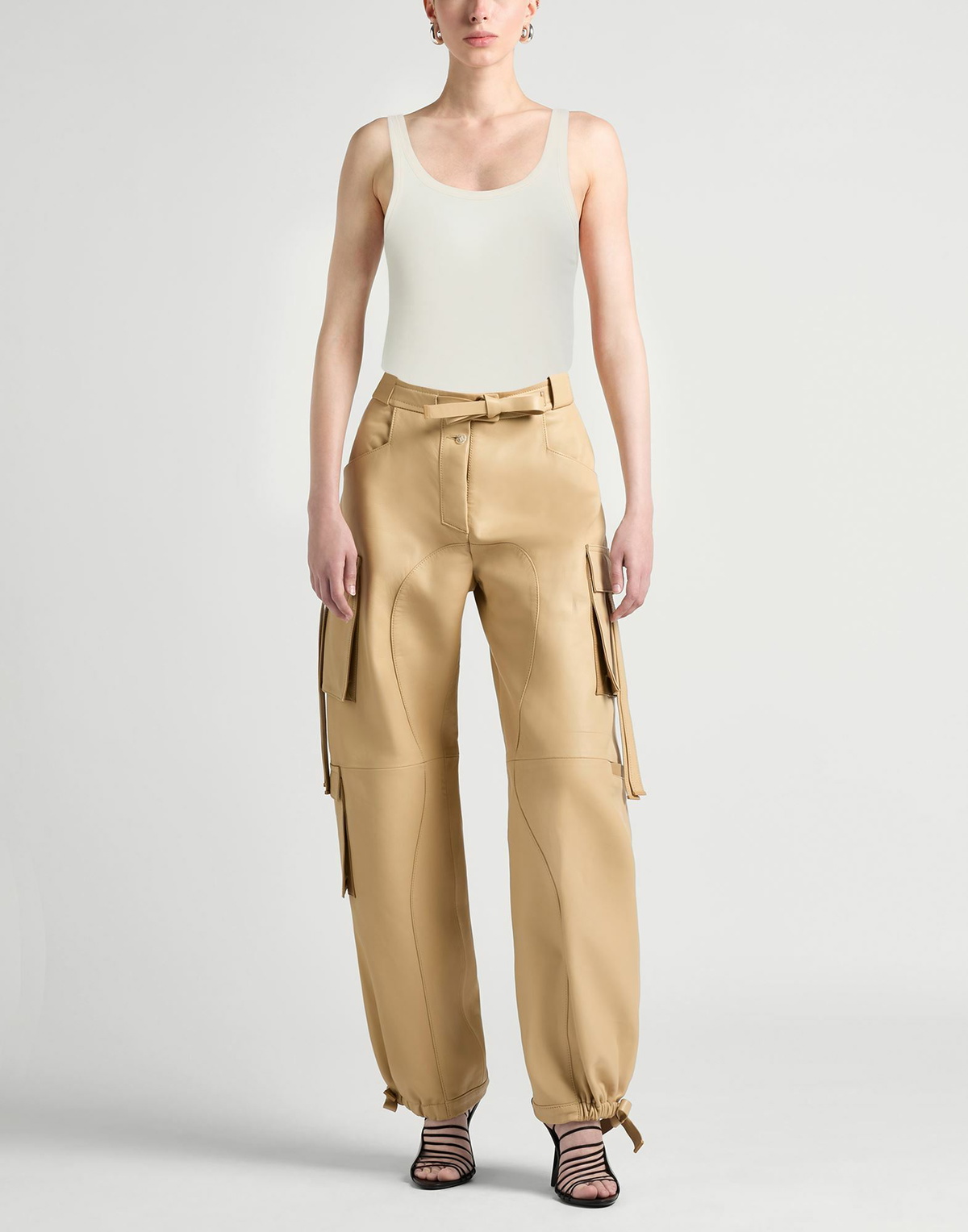 Helmut Lang Womens Tank top Cream