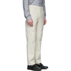 Sunnei Beige Patches Straight Trousers