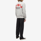 Comme des Garçons Play Men's Back Print Track Top in Grey