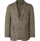 Beams Plus - Beige Unstructured Prince of Wales Checked Wool-Blend Blazer - Neutrals
