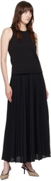 Max Mara Leisure Black Maesa Maxi Skirt