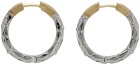 Maison Margiela Silver & Gold Two-Tone Earrings