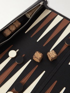 Métier - Portable Leather Backgammon Set