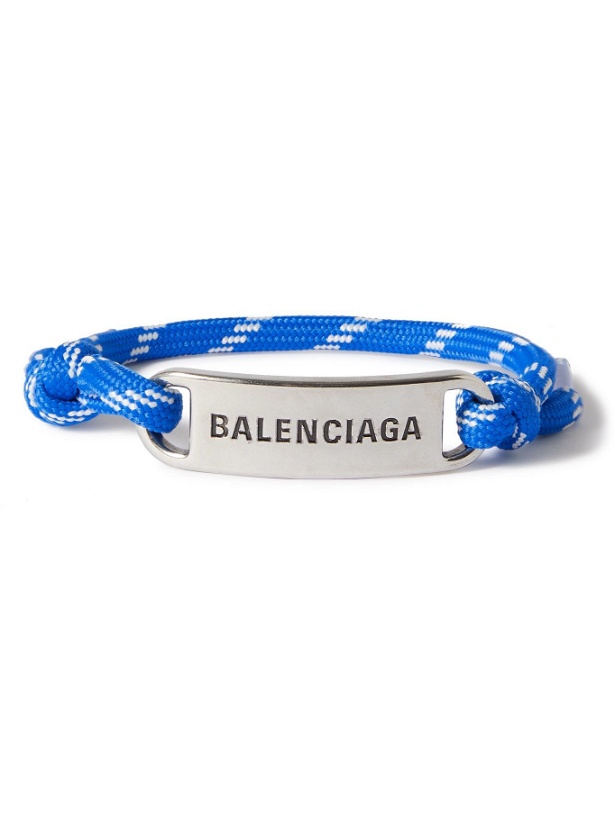 Photo: BALENCIAGA - Rope and Silver-Tone Bracelet