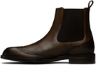 BOSS Brown Leather Chelsea Boots