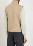 Aurélien Quilted Reversible Shell Gilet Beige