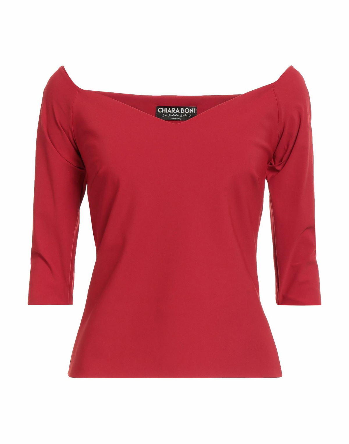 Chiara Boni La Petite Robe Womens Top in Tomato red