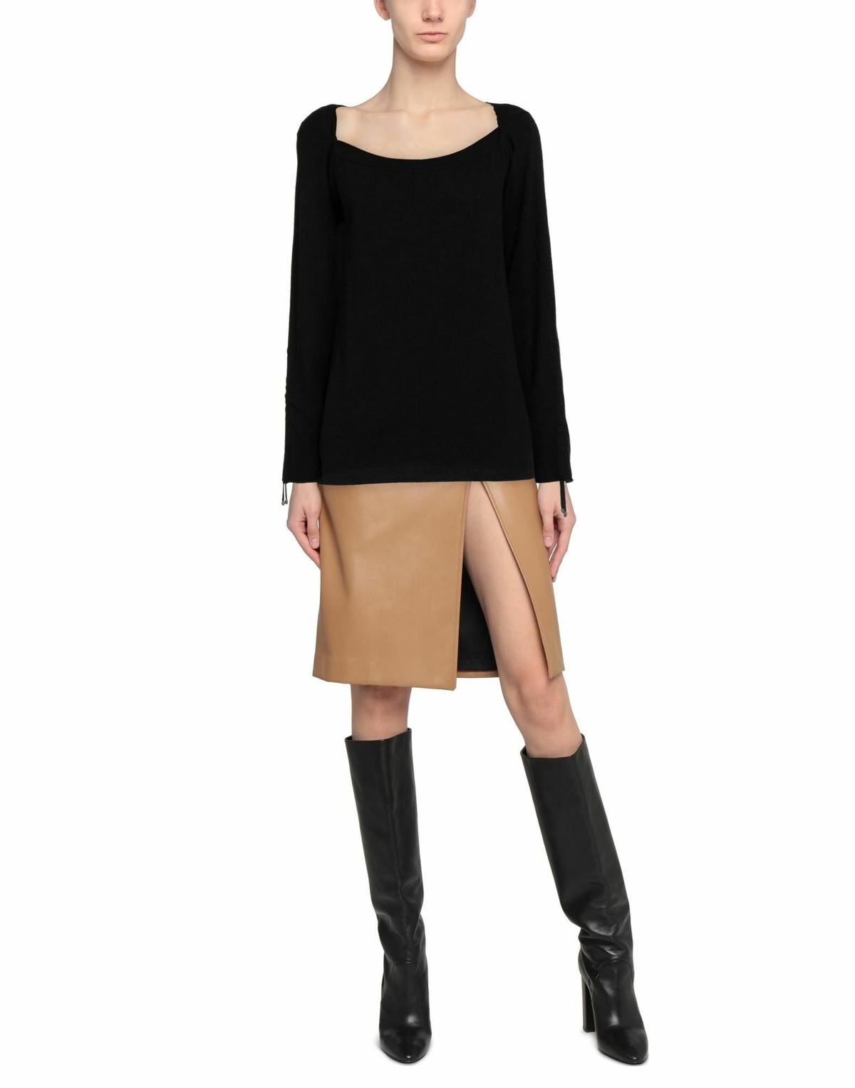 Manila Grace Womens Sweater in Black