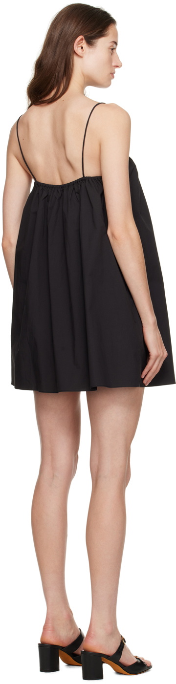 Matteau Black Square Neck Minidress