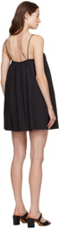Matteau Black Square Neck Minidress