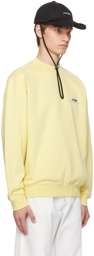 JACQUEMUS Yellow La Casa 'Le sweatshirt Gros Grain' Sweatshirt