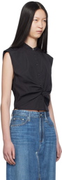 rag & bone Black Louisa Shirt