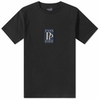 Pass~Port Men's PP Embroidery T-Shirt in Black