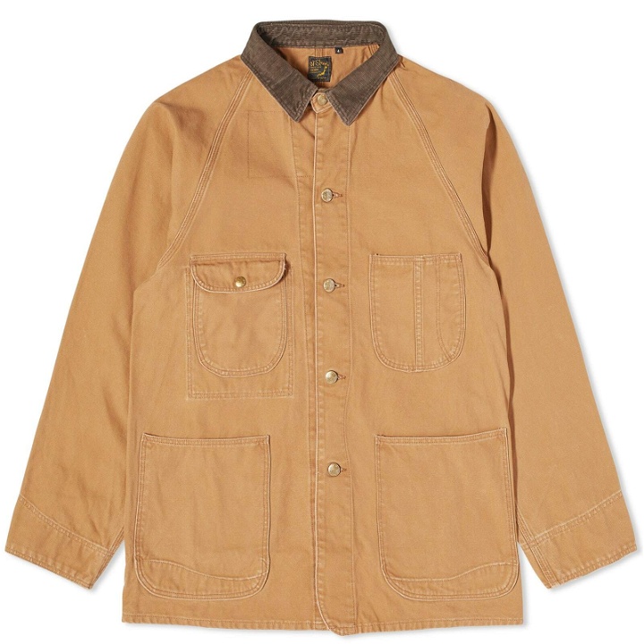 Photo: orSlow Men's 1950's Duck Coverall Jacket in Brown