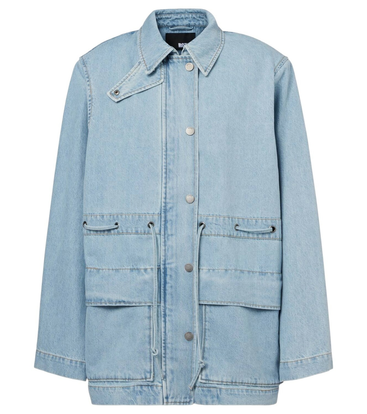 ダウンジャケット・コート ROTATE BIRGER CHRISTENSEN 'Denim Oversized' jacket Denim Oversized Jacket Dark Grey - ROTATE Birger Christensen