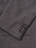 Mr P. - Wool, Silk and Linen-Blend Suit Jacket - Brown