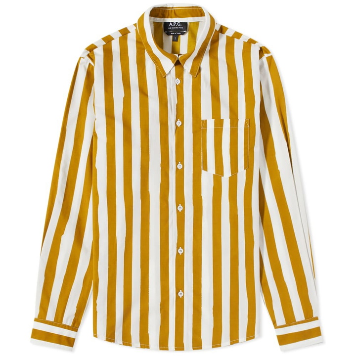 Photo: A.P.C. Matthieu Stripe Shirt