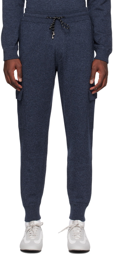 Photo: BOSS Navy Marled Lounge Pants