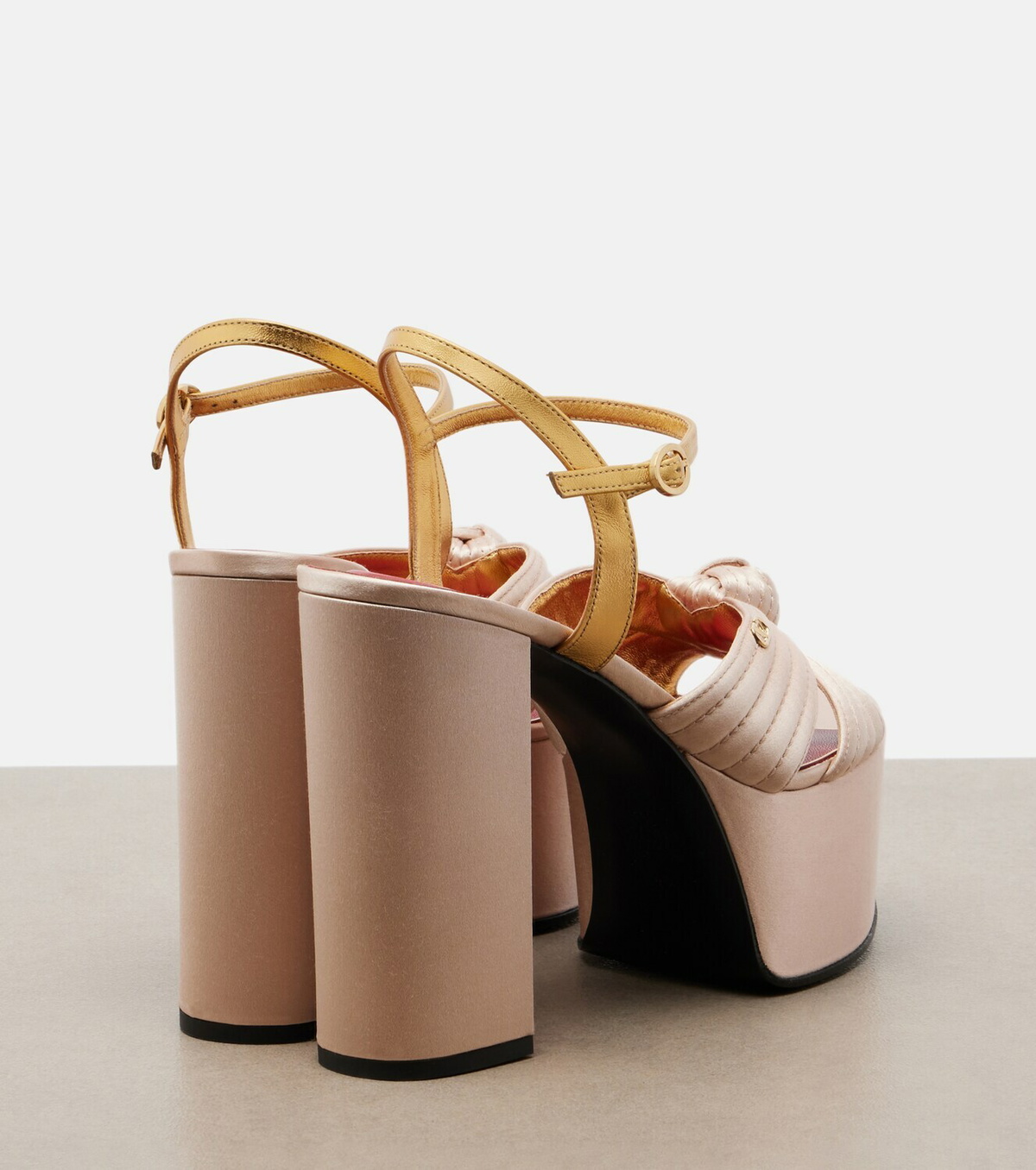 Valentino Garavani Crasher satin platform sandals
