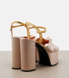 Valentino Garavani Crasher satin platform sandals