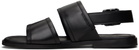 Coach 1941 Black Julian Two Strap Sandals