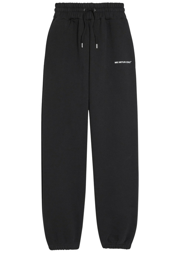 Photo: Mki Miyuki Zoku Uniform Logo-print Cotton-blend Sweatpants Black