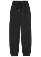 Mki Miyuki Zoku Uniform Logo-print Cotton-blend Sweatpants Black