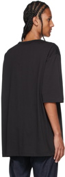 Versace Jeans Couture Black Multicolor V-Emblem T-Shirt