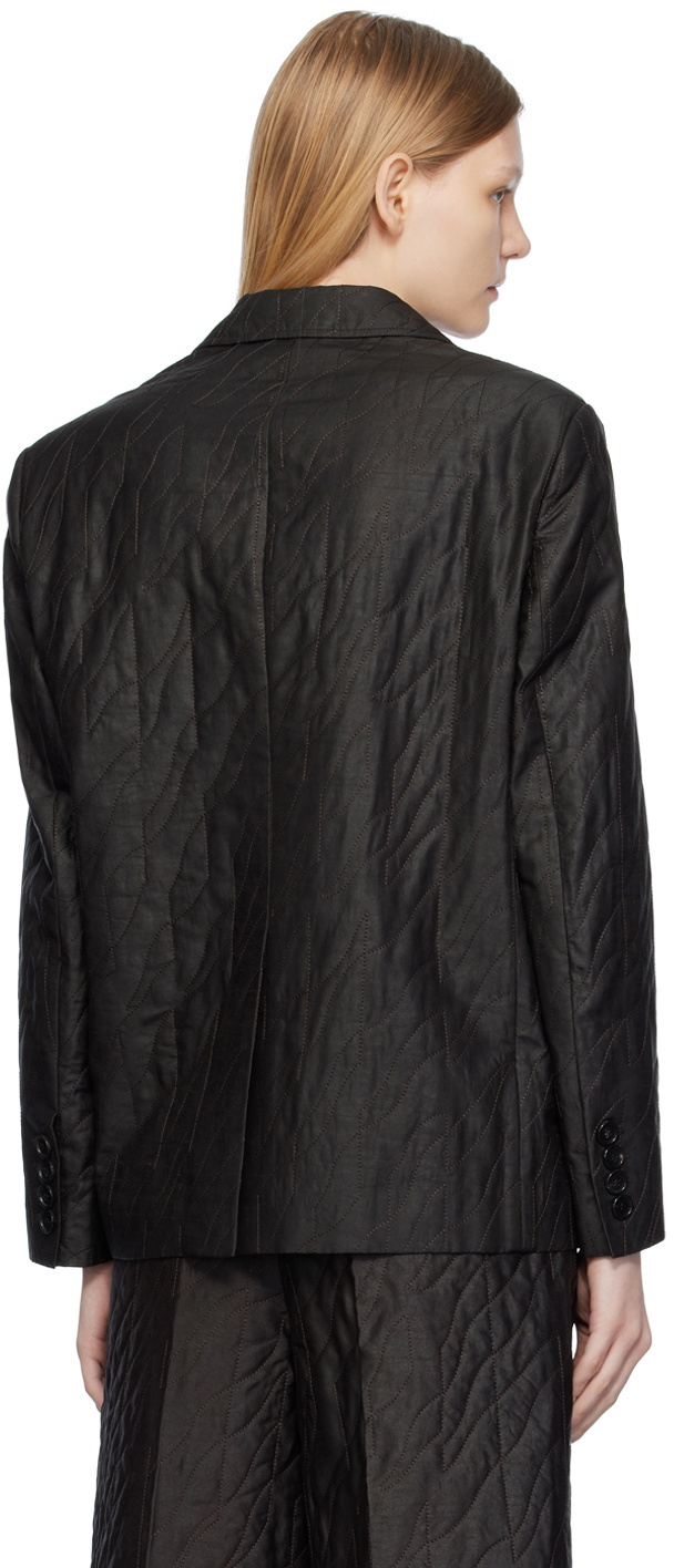 UMBER POSTPAST Brown Mud-Dyed Blazer