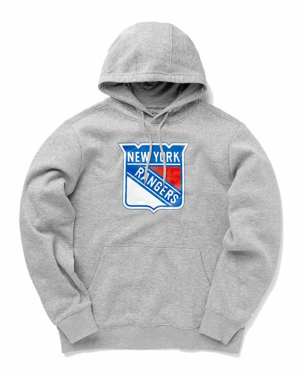 Photo: Fanatics Nhl New York Rangers Primary Logo Graphic Hoodie Grey - Mens - Hoodies/Team Sweats