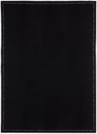 Kvadrat/Raf Simons Black Double-Faced Wool Throw