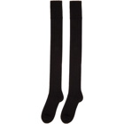 TAKAHIROMIYASHITA TheSoloist. Black Wool High Socks