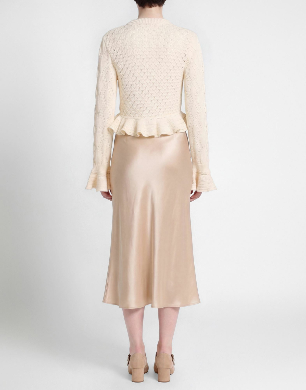 Chloé Womens Cardigan Ivory