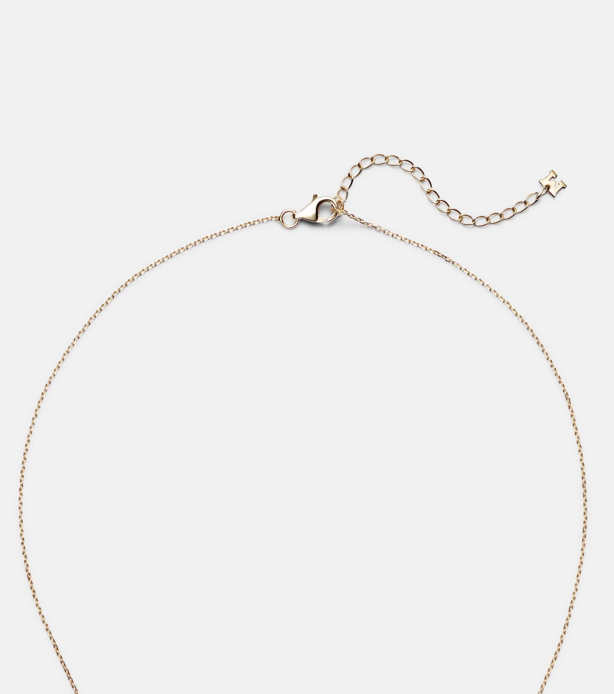 Mateo Cluster 14kt gold pendant necklace with pearls and diamonds