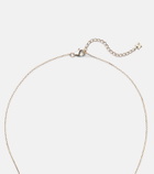 Mateo Cluster 14kt gold pendant necklace with pearls and diamonds